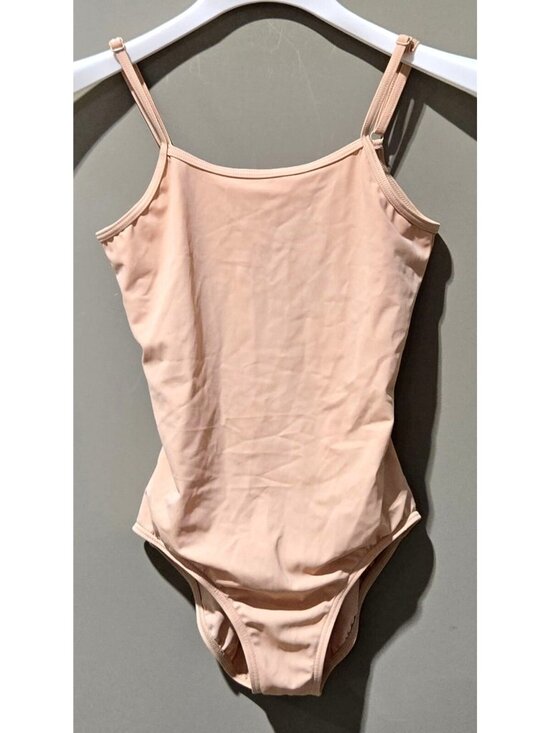 Weissman Other - Weissman Dual Strap Nude Color High Back Camisole Leotard -- Girls' Size LC 14